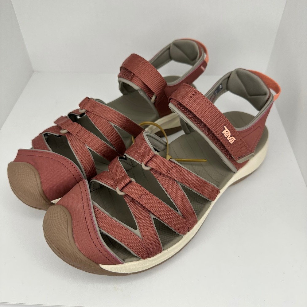Teva Women Sandals 9 Red Closed Toe Strappy Hiking Walking Outdoor Gorpcore